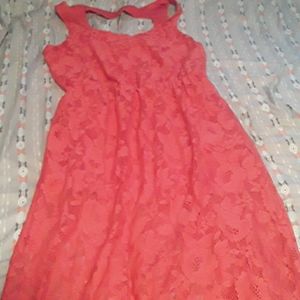 Coral dress